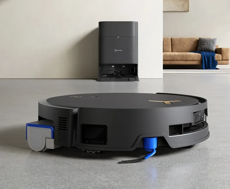 Dulkių siurblys - robotas Ecovacs Deebot X9 Pro OMNI, Juodos spalvos aprašymas - Prekės nuotrauka Dulkių siurblys - robotas Ecovacs Deebot X9 Pro OMNI, Juodos spalvos aprašymas - Prekės nuotrauka