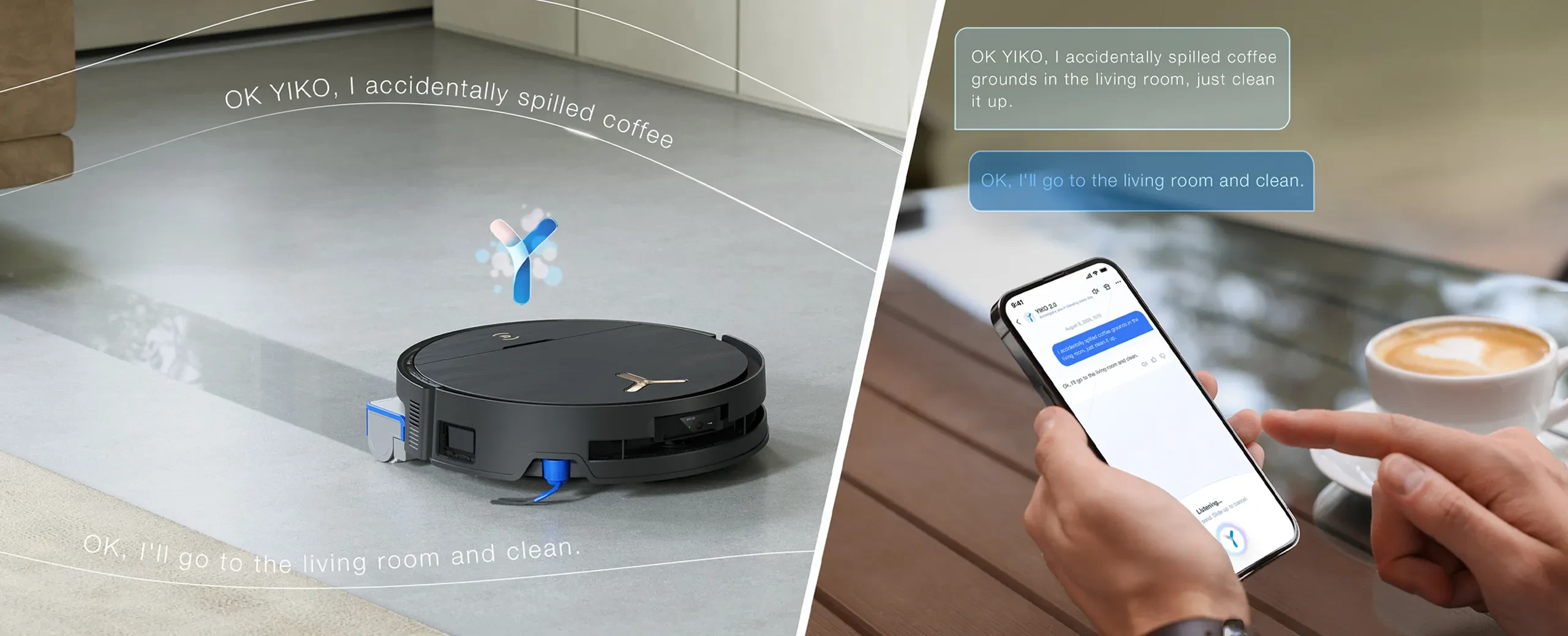 Dulkių siurblys - robotas Ecovacs Deebot X9 Pro OMNI, Juodos spalvos aprašymas - Prekės nuotrauka Dulkių siurblys - robotas Ecovacs Deebot X9 Pro OMNI, Juodos spalvos aprašymas - Prekės nuotrauka